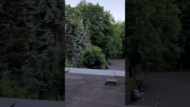 Вид с балкона.