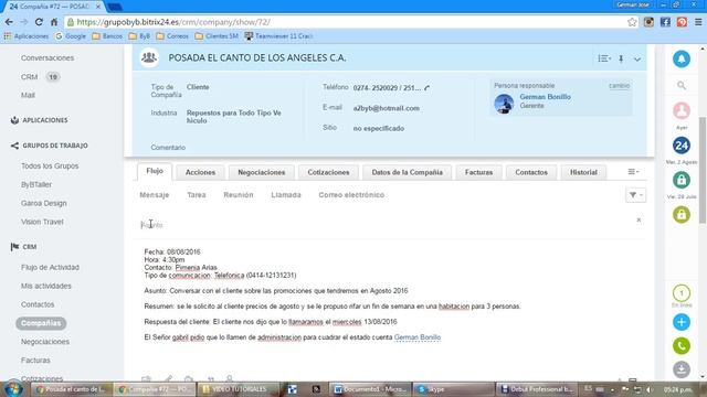 001 Agregar Novedades de cliente a Bitrix bajo estandar ByB-Garoa смотреть онлайн