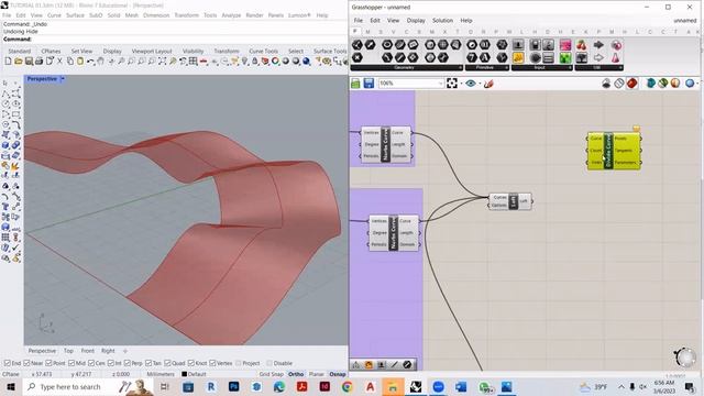 Grasshopper Tutorial on Sine Wave Pavilion | Beginners смотреть онлайн