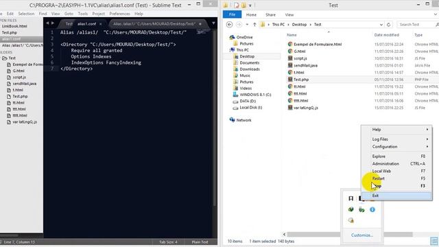 How To - Create your own working directory: Server Alias - EasyPhp смотреть онлайн