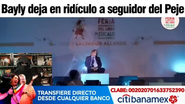 ??? ¡OVACIONAN de PIE a BAYLY!! ? por CALLARLE la BOCA a un CHAIRO!! "El PEJE AMA a los DICTADORES! смотреть онлайн