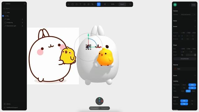 Timelapse: Making Molang in 3D - Timelapse with Spline смотреть онлайн