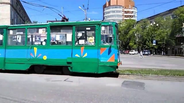 Краткий обзор : Трамвай КТМ 5М , 71-605 , 71-605А . смотреть онлайн