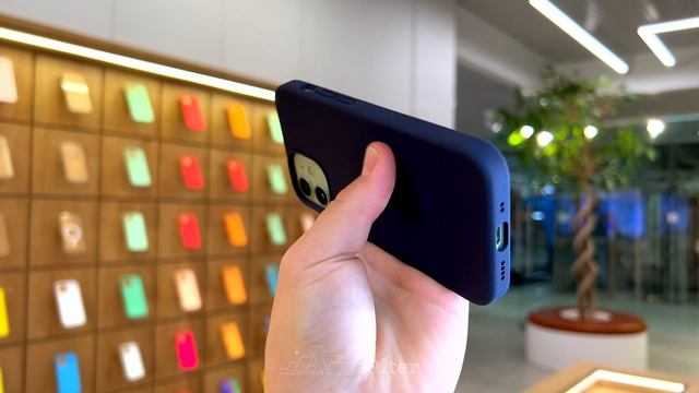 Чехол uBear Touch Case для iPhone 12 Mini (Тёмно-синий) смотреть онлайн