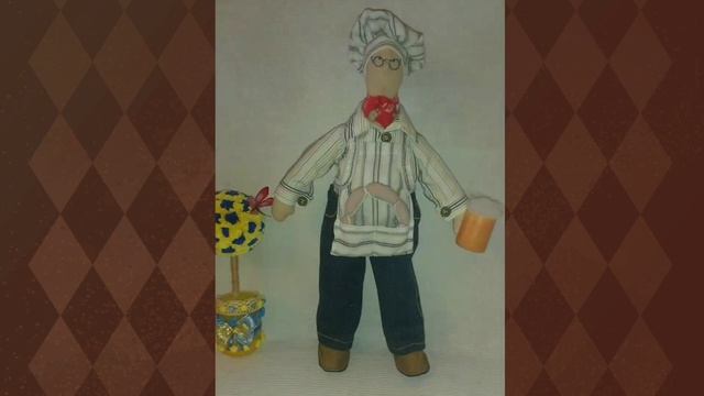 Интерьерные куклы Тильда. Куклы, которые я раздарила))) смотреть онлайн