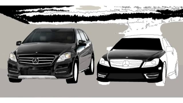 Граффити Вконтакте "Mercedes" (speed art) смотреть онлайн