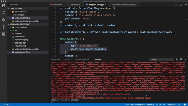 Webpack 2 - How to load Twitter Bootstrap with Webpack 2 смотреть онлайн