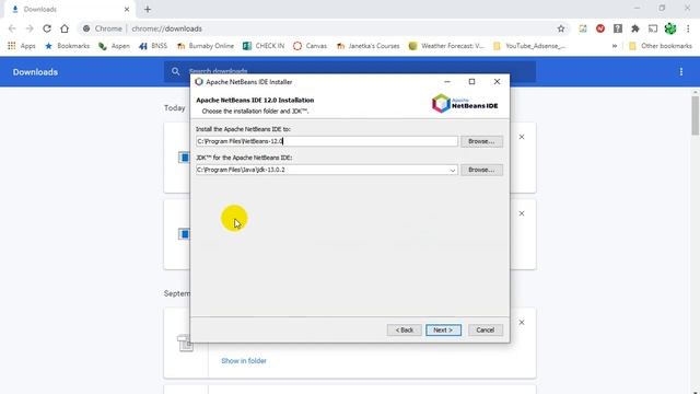 Installing Java JDK and Netbeans IDE 2020 смотреть онлайн
