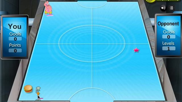 Игры Губка Боб Эйр Хоккей (Spongebob Hockey Tournament) смотреть онлайн