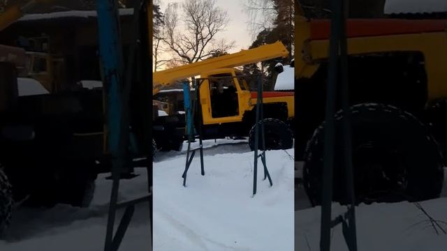 Автовышка Газ Садко с мотором от Исузу. Проверка самоблока мостов смотреть онлайн
