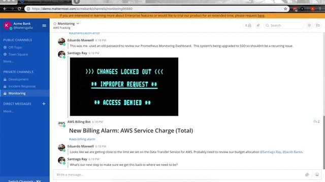 Mattermost Monitoring Demo смотреть онлайн