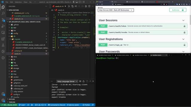 Free Professional Ruby On Rails 7 API Template смотреть онлайн