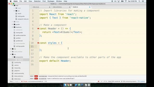 #5.The Complete React Native and Redux Course : Styling with React Native смотреть онлайн