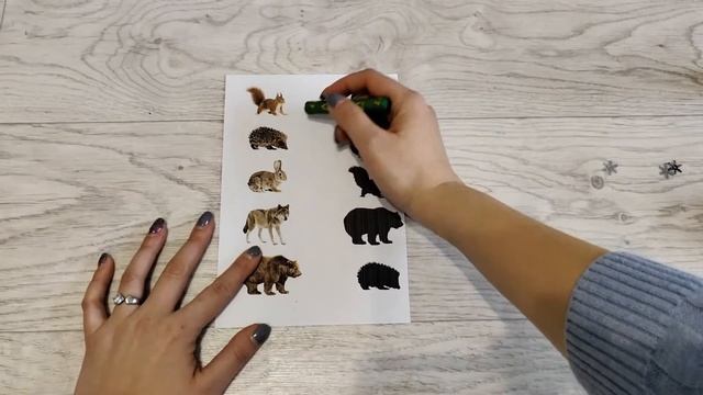 Играем с Маминой Азбукой: животные зимой видео 4