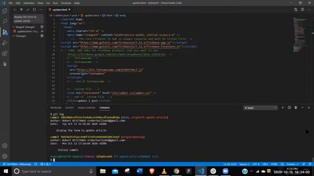 How to resolve git confict when you are push in branch смотреть онлайн