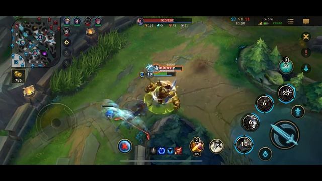 LOL Wild Rift BLITZ CRANK Game Play (90% accuracy Rocket Grab) смотреть онлайн