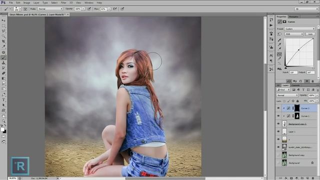 Photoshop Photo Manipulation Effects - PHOTOSHOP TUTORIAL смотреть онлайн