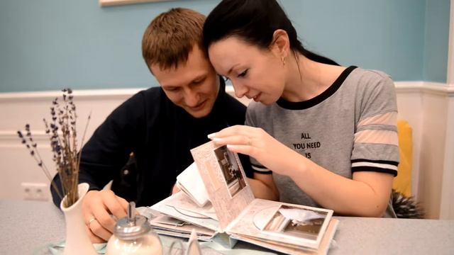 Получение свадебного альбома. Первые впечатления. Обзор скрап альбома смотреть онлайн