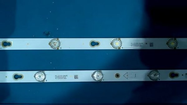 Обзор-тест по пайке светодиодов подсветки телевизора.