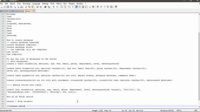 Introduction to MySQL DataBase | Class One смотреть онлайн
