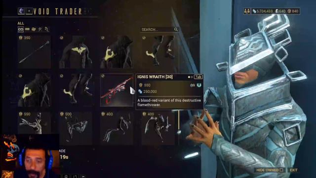 Extra: Warframe - Checking the weapons that Baro´ s brought this weekend.(Ignis Wraith week) смотреть онлайн