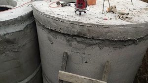 Септик из бетонных колец с аэрацией  Часть 1
