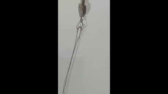 Астана. Ураган. Башенный кран / видео из кабины смотреть онлайн