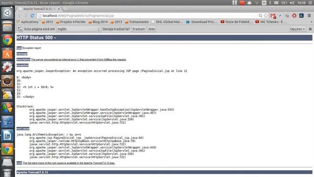 Como Usar Pagina de Erro em JSP - ErrorPage="PaginaDeErro.jsp" смотреть онлайн