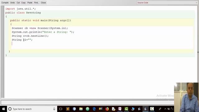 Reverse a String in java смотреть онлайн