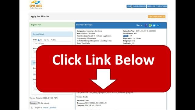 ? ? SPM JOBS - Senior Java Developer | Job Vacancy 2023 смотреть онлайн