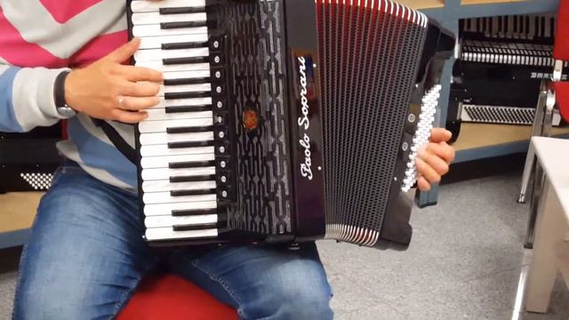 Klangprobe Akkordeon Paolo Soprani Mod. Studio 72/4 Musette смотреть онлайн