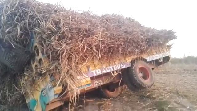New Holland Fiat Tractor with Heavy Load Sugarcane in pakistan смотреть онлайн