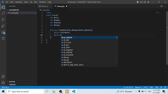 1. ATRIBUT, METHOD DAN CLASS смотреть онлайн