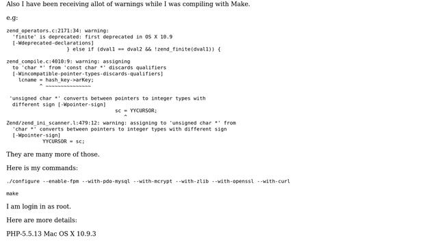 DevOps & SysAdmins: Problems compiling PHP make: \*\*\* [sapi/cli/php] Error 1 смотреть онлайн