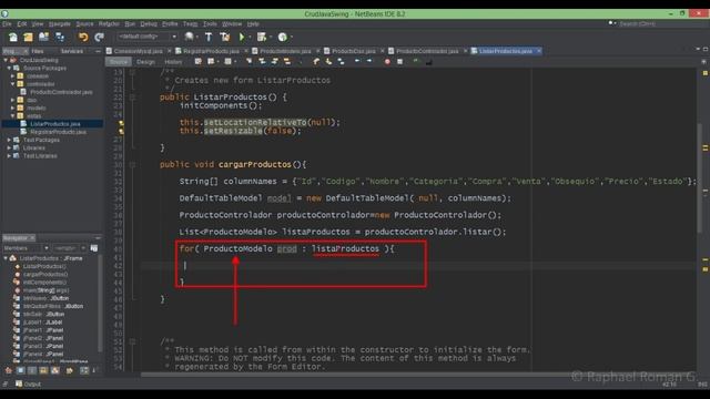 CRUD Java Swing | Crear y cargar el listado de productos смотреть онлайн