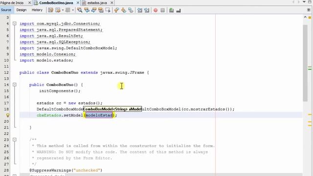 7. ComboBox Anidado en Java y MySQL смотреть онлайн