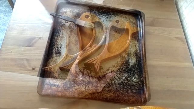 Деревянные тарелки в виде двух рыбок смотреть онлайн