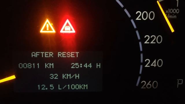 Mercedes-Benz S320 (W220) расход топлива