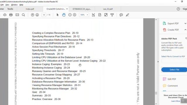 Oracle Database 12c Administration Workshop смотреть онлайн