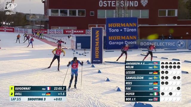 Oestersund World Cup 10: Men Mass Start Highlights смотреть онлайн