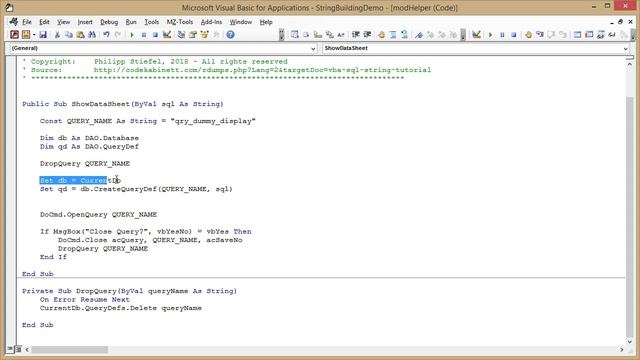 Abfrageergebnisse aus VBA visualisieren смотреть онлайн