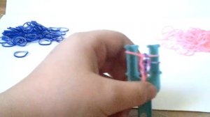 Браслет чешуя дракона из резинок на рогатке