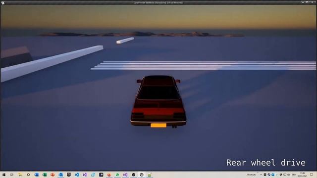 UE4 Chaos Vehicle - inverted differential logic for drifts смотреть онлайн