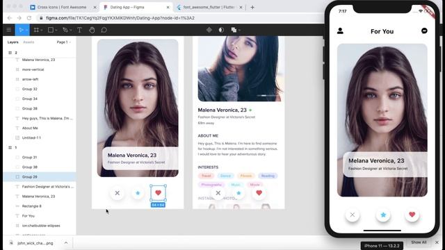 Build a Dating App | Flutter UI | Speed Code смотреть онлайн
