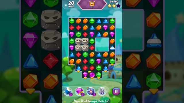 Jewel Match King Quest Level 59 - Walkthrough смотреть онлайн