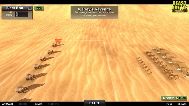 АТАКА МАЛЕНЬКИХ ДИНОЗАВРОВ - Игра Beast Battle Simulator # 5. Битва динозавров смотреть онлайн