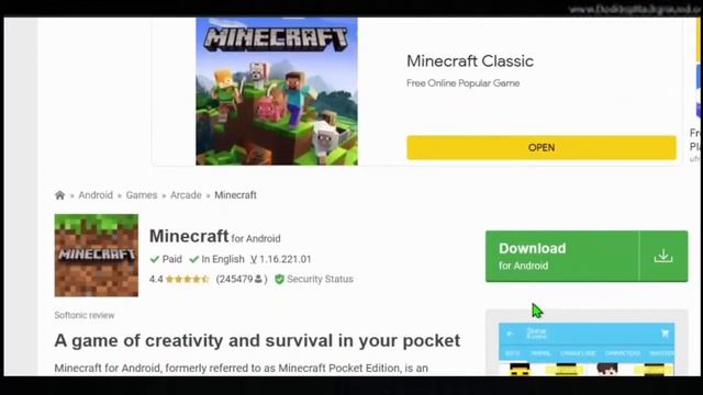 How To Download MINECRAFT In { Android And iPhone} For FREE ? || No Verifications Needed || смотреть онлайн