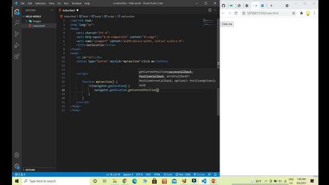 HTML Geolocation API | HTML bangla tutorial | HTML bangla tutorial for beginners смотреть онлайн