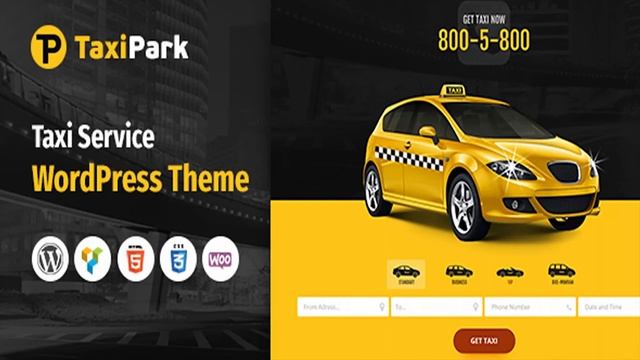 Taxi Park - Taxi Cab Service Company WordPress Theme | Themeforest Website Templates and Themes смотреть онлайн