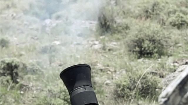Slow motion clip of mortar firing. смотреть онлайн